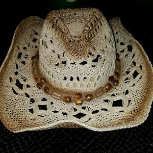 ***STRAW COWBOY HAT***